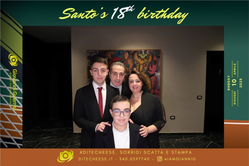 Protetto: Santo’s 18th birthday